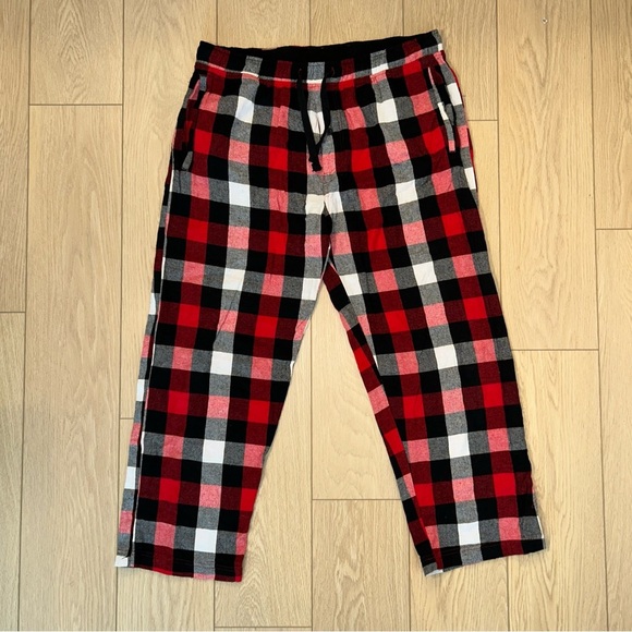 Bluenotes Checkered Red Pajama Pants Size XL - Picture 1 of 3